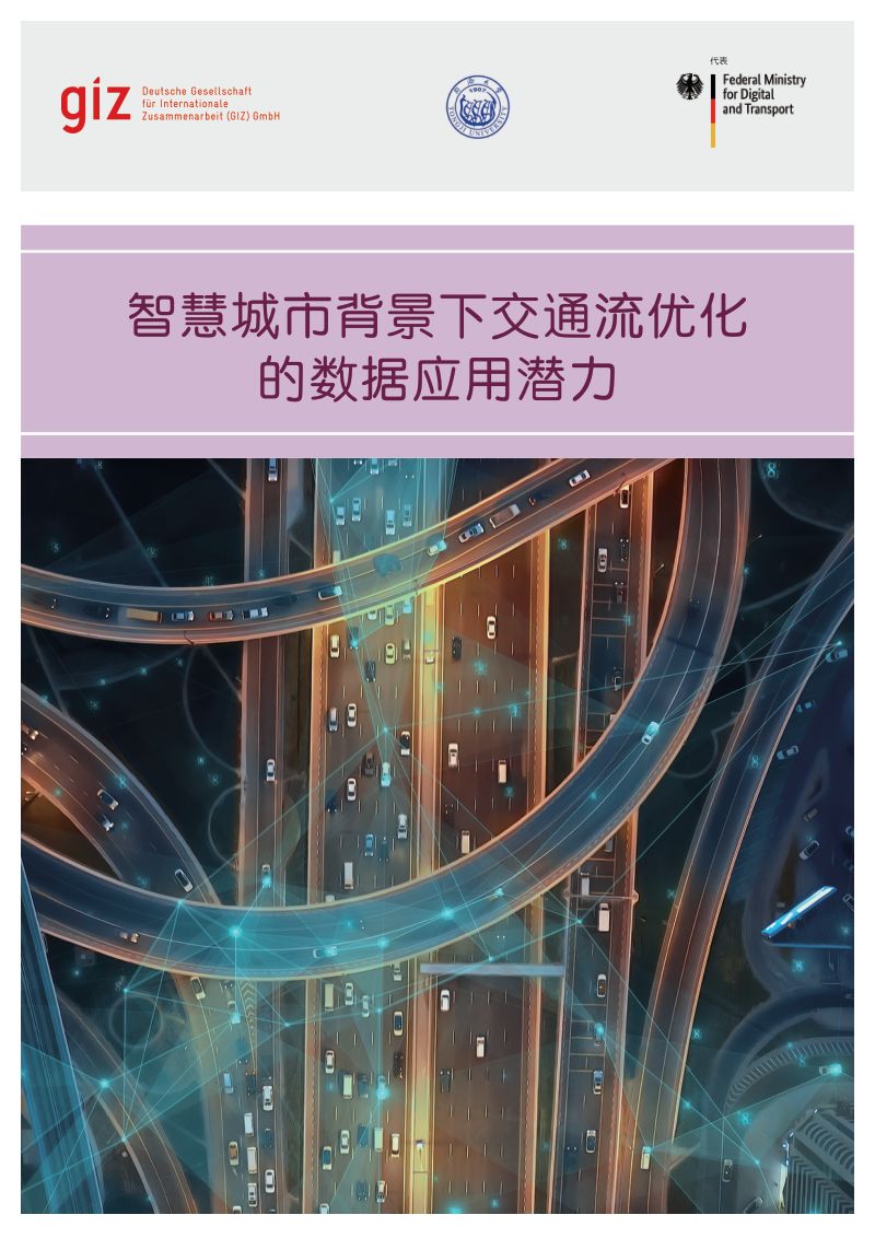 【GIZ】智慧城市背景下交通流量优化的数据应用潜力
