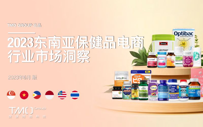 【探谋网络科技】2023东南亚保健品电商行业市场洞察