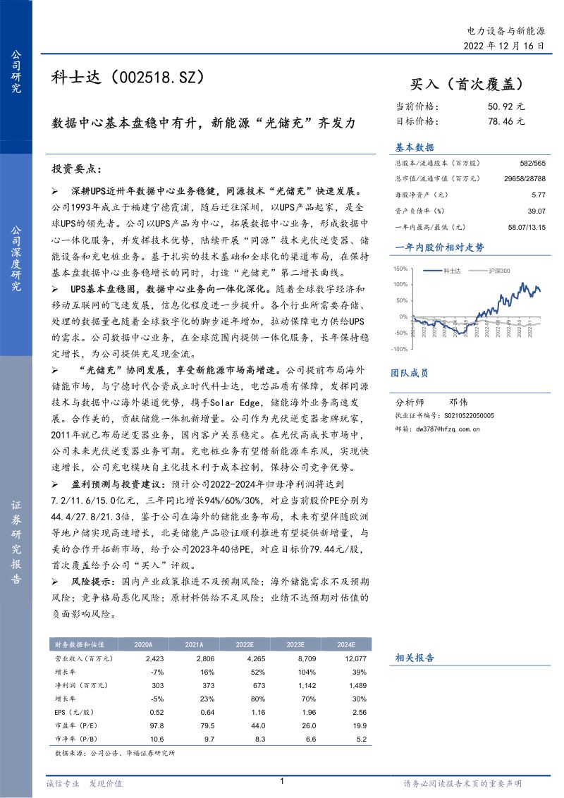 32-【华福证券】数据中心基本盘稳中有升,新能源“光储充”齐发力