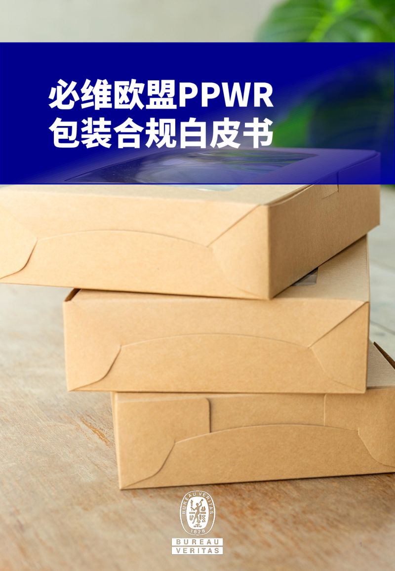 必维：2026欧盟PPWR包装合规白皮书（第一版）
