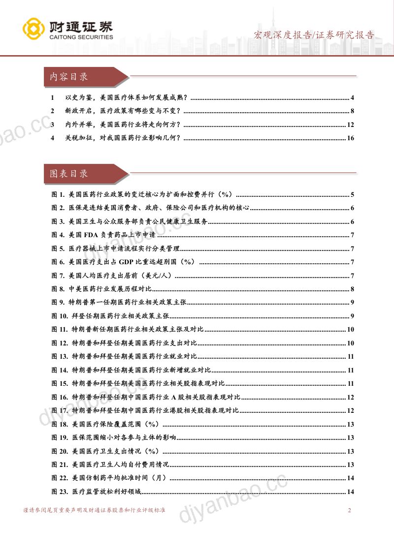 “特朗普经济学”系列之十四:特朗普怎样对医药“动刀”?-250419(21页) 第2页