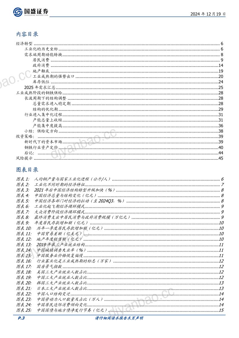 钢铁2025年度策略报告：告别放任的年代-241219（46页） 第3页