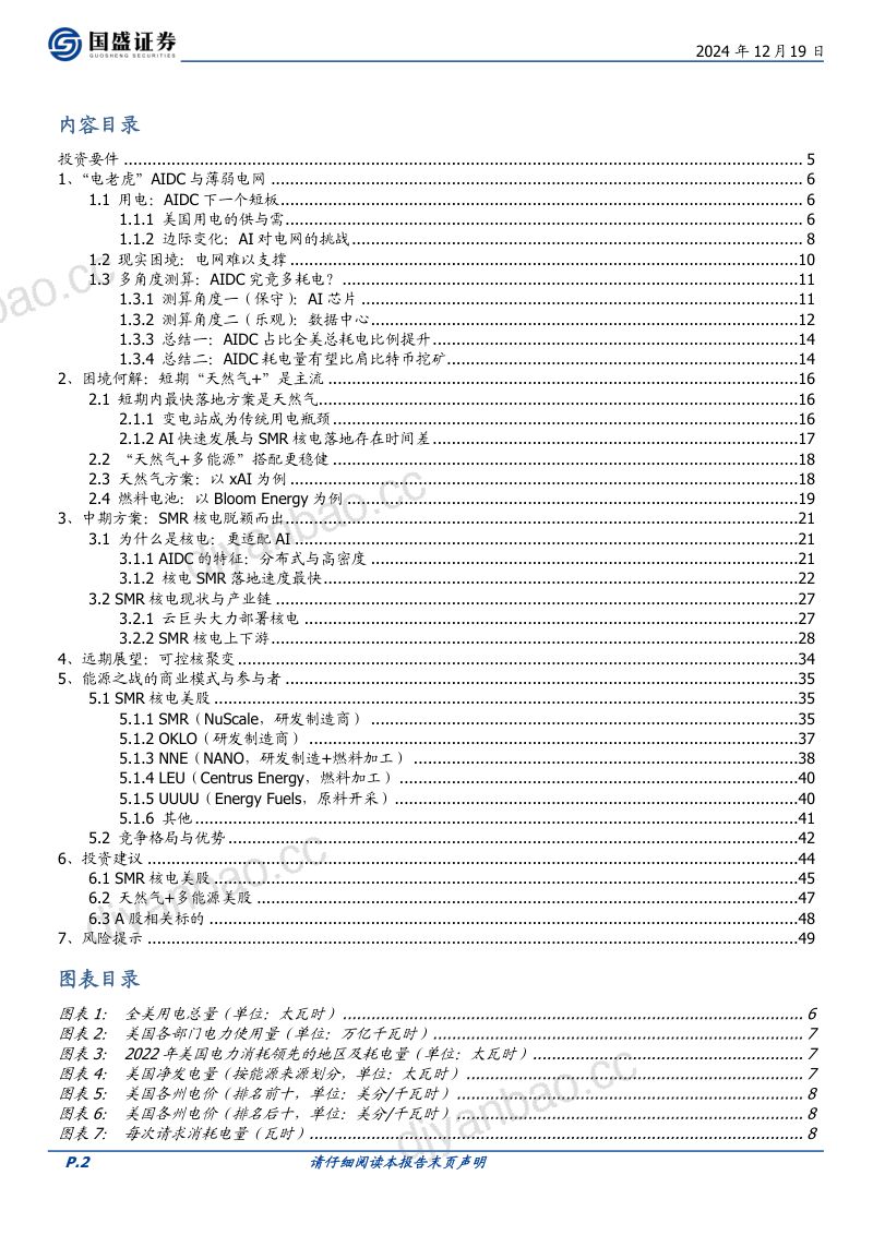 通信策略之AI基础设施篇：AI的新视角：从算力之战到能源之争-241219（50页） 第2页