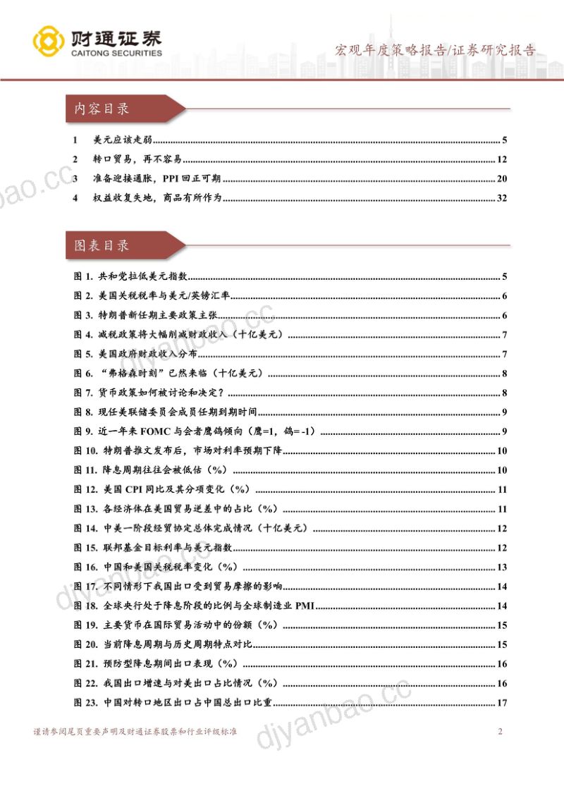 2025年宏观经济与资本市场展望：准备迎接通胀-241127（38页） 第2页
