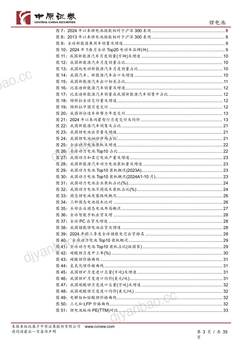 锂电池行业年度投资策略:业绩持续改善关注四条主线-241204(35页) 第3页