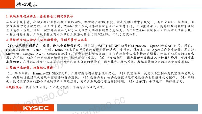 计算机行业2025年度投资策略：科技内需自立自强-241113（70页） 第2页