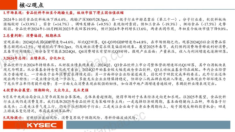 食品饮料行业2025年度投资策略：预期改善枯木逢春-241113（35页） 第2页