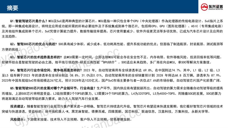 新技术前瞻专题系列(六):智驾芯片行业的春天-241111(30页) 第2页