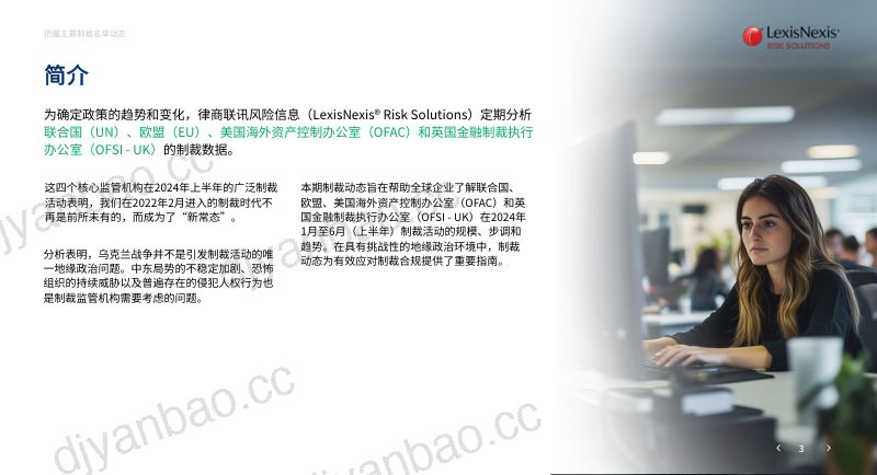 律商联讯：2024年上半年把握全球主要制裁名单动态白皮书（30页） 第3页