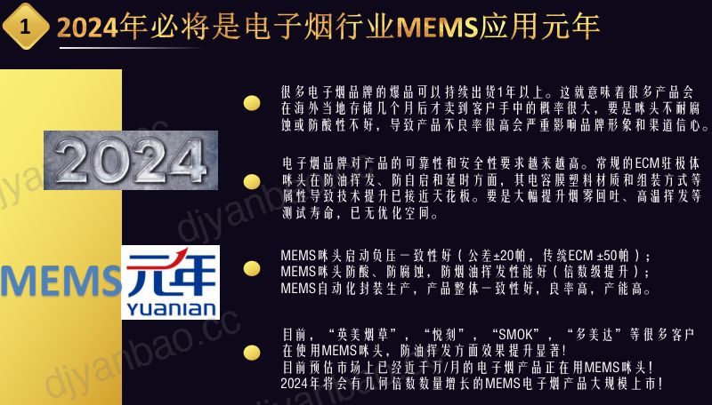大微半导体—MEMS集成咪头在电子雾化行业的突破性应用 第2页