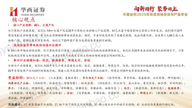 2025年计算机策略报告:抓住行业黄金期-241106(67页) 第2页
