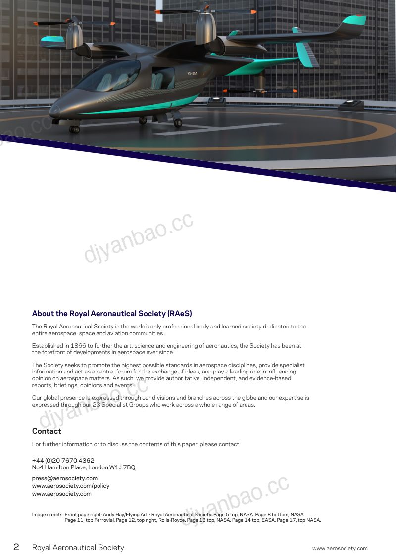 英国皇家航空学会(RAeS):2024塑造先进空中交通(AAM)安全的未来研究报告(英文版)(22页) 第2页