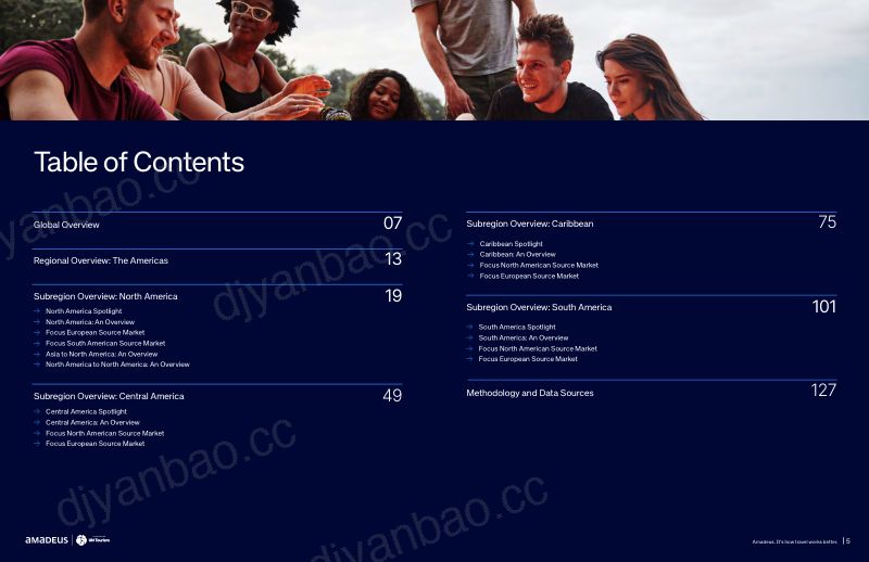 Amadeus & UNWTO：2024年旅游洞察报告：聚焦美洲（5-8月）（英文版）（66页） 第3页