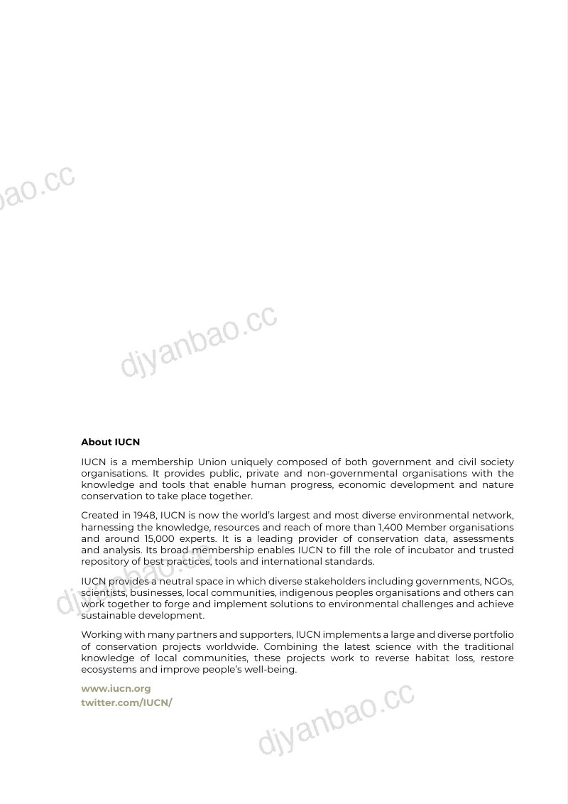 IUCN：2023迈向始于自然终于自然的循环经济研究报告（英文版）（92页） 第2页