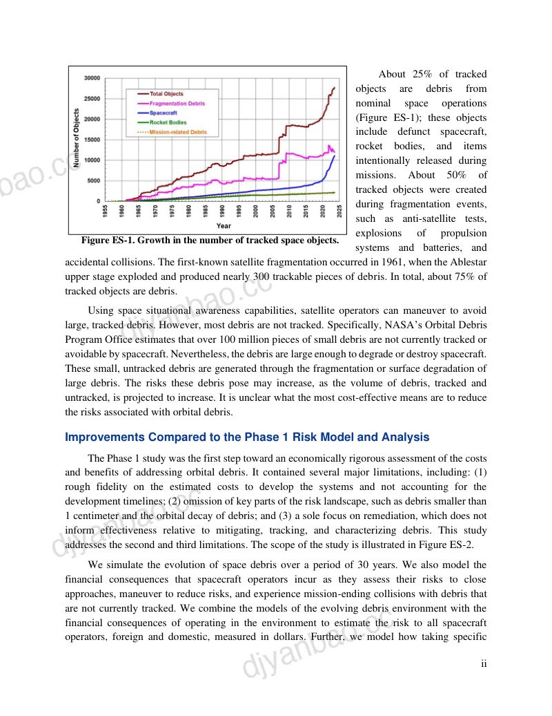 美国航空航天局（NASA）：2024轨道碎片减缓、跟踪与修复成本效益分析报告（英文版）（152页） 第3页