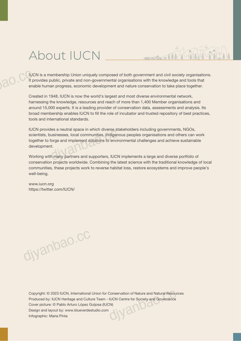 IUCN:2024城市工具箱——城市生物多样性知识产品目录(英文版)(32页) 第2页