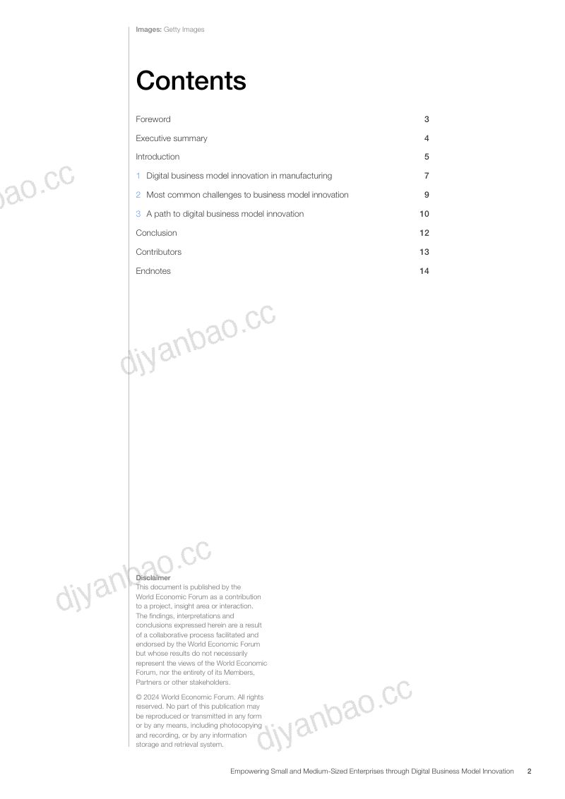 世界经济论坛WEF:2024数字化商业模式创新赋能中小企业白皮书(英文版)(15页) 第2页