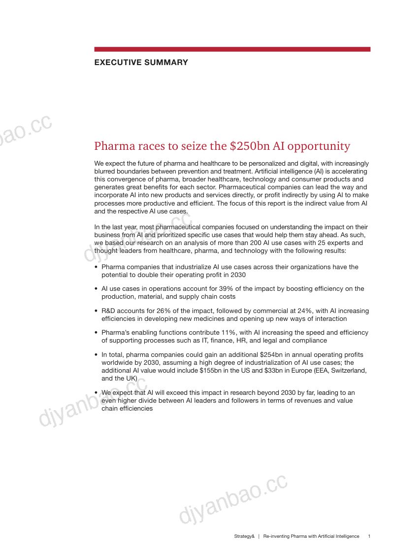 思略特:2024利用人工智能重塑制药行业报告(英文版)(20页) 第3页