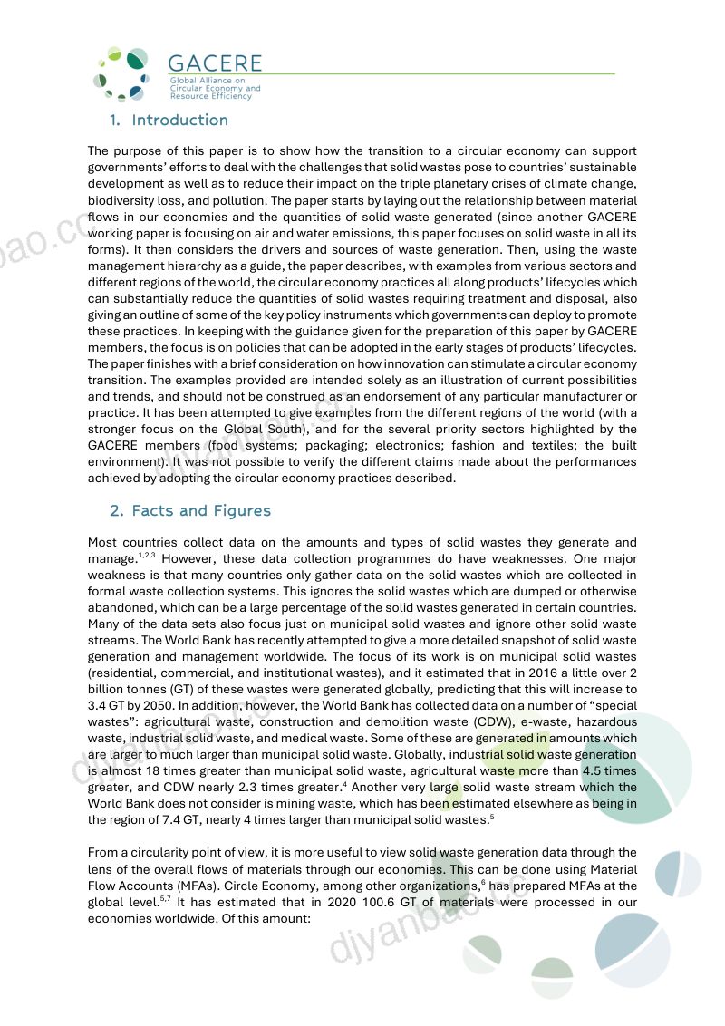 GACERE：2024循环经济与固体废物研究报告（英文版）（19页） 第3页