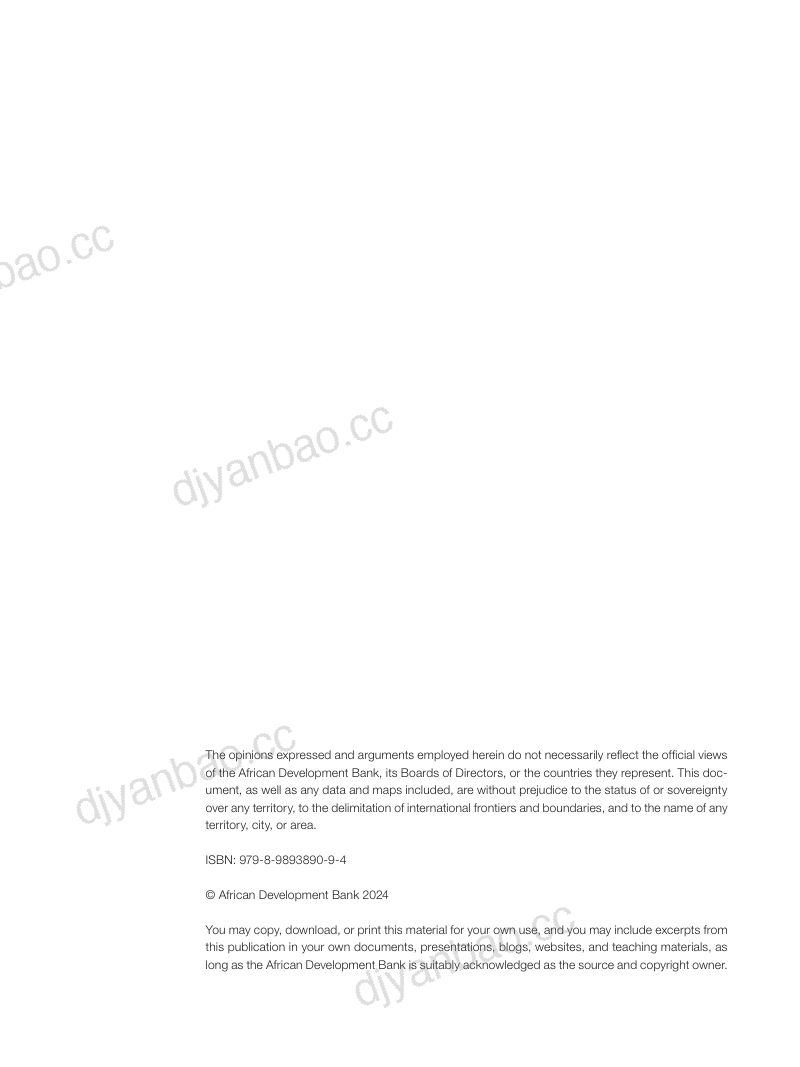 非洲开发银行（AFDB）：2024非洲经济展望报告（英文版）（266页） 第3页