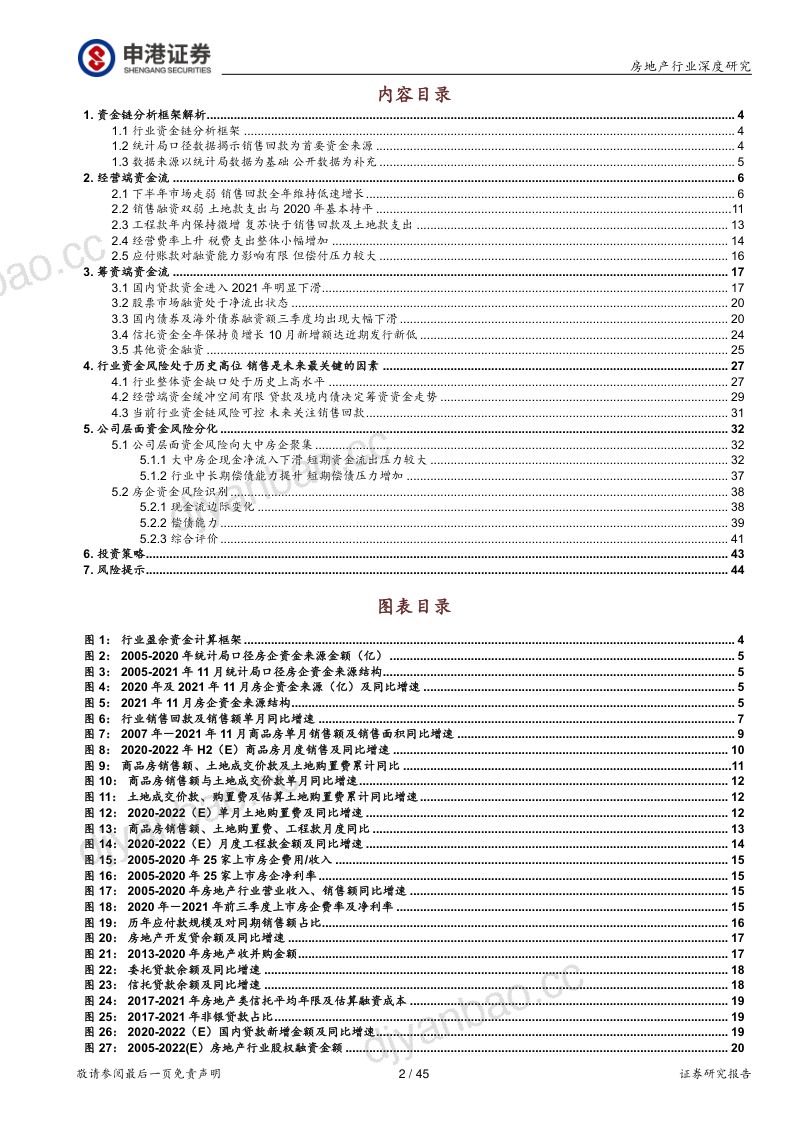 房地产行业资金链风险分析:冬至阳生春又来-220105(44页) 第2页