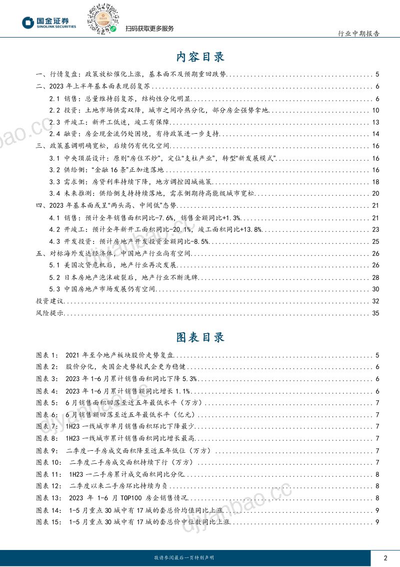 房地产行业中期报告:困境亦是机遇把握结构性机会-230721(37页) 第2页