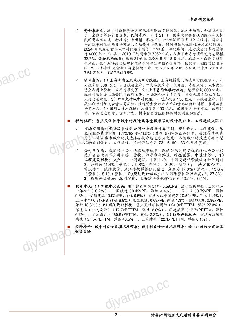 建筑行业专题报告:城中村改造都市角落万亿大市场重点关注三大方向-231009(51页) 第2页