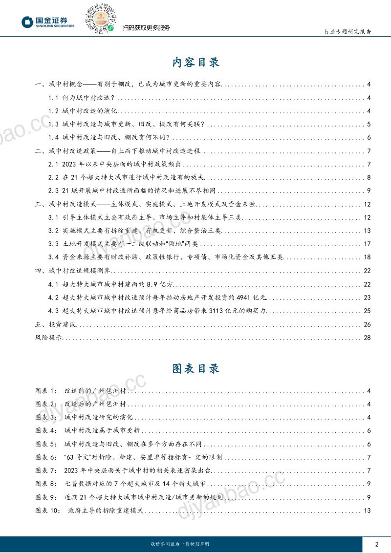 房地产行业专题研究报告:新发展模式专题一城中村改造是明确支撑-231110(30页) 第2页