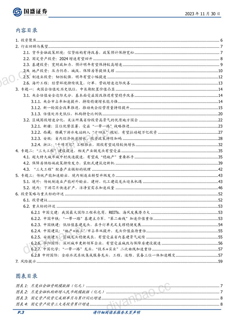 建筑装饰行业策略:瞄准政策聚焦紧跟行业趋势-231130(60页) 第3页