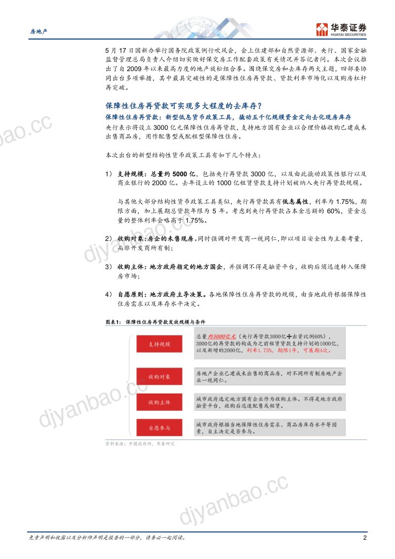 房地产行业:吹响去库存号角-240519(15页) 第2页