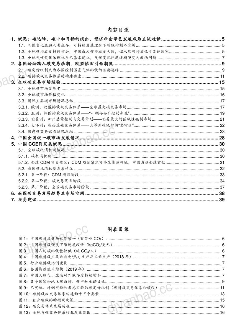 2021年环保行业全国碳交易市场与未来发展趋势分析报告（40页） 第2页
