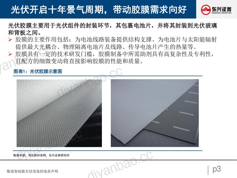 光伏胶膜行业报告:行业盈利能力修复可期二线企业加剧竞争谋突围-220822(24页) 第3页