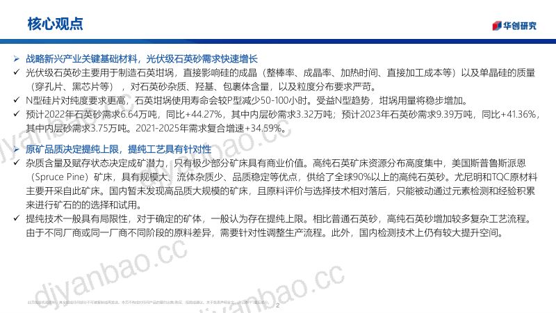 金刚砂行业深度报告:光伏级高纯石英砂供需偏紧国产化进程提速-221014(47页) 第2页