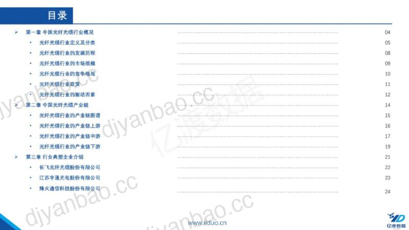 亿渡数据：2022年中国光纤光缆行业短报告（25页） 第2页