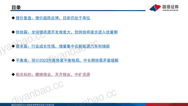 锂行业系列报告9:锂行业供需展望全球锂资源供需矛盾将逐步缓解-230714(36页) 第3页