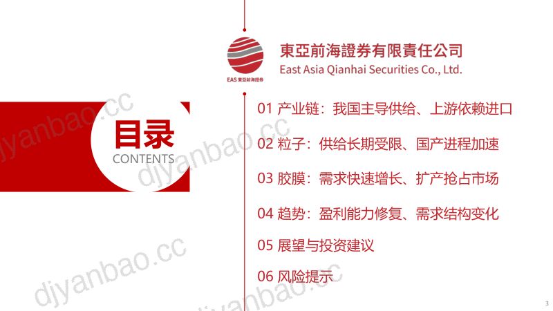 2023年光伏胶膜行业研究框架-230711（48页） 第3页