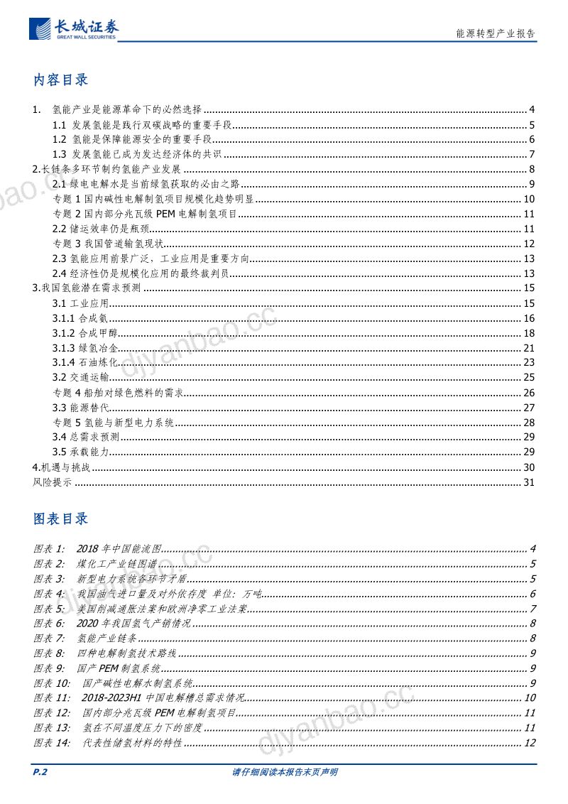 氢能及燃料电池行业:氢能产业发展研究报告-231221(32页) 第2页