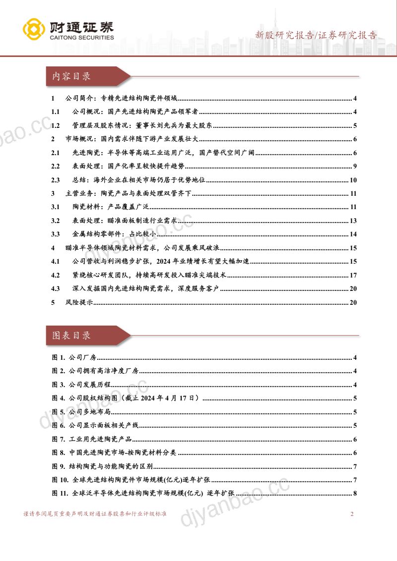 珂玛科技-公司研究报告-先进结构陶瓷领先企业深耕半导体市场-240814（21页） 第2页