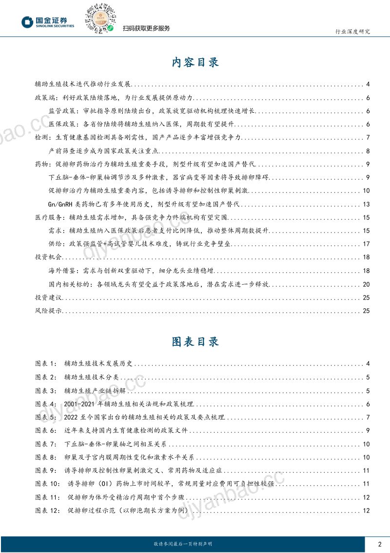 辅助生殖行业报告：从产业链视角探索辅助生殖行业发展逻辑-240712（28页） 第2页