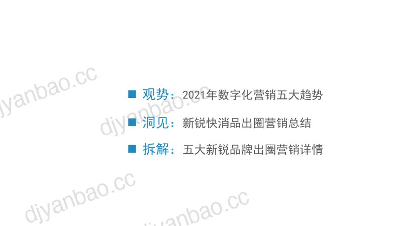 云锐集团:新锐快消品行业出图营销分析报告(97页) 第3页