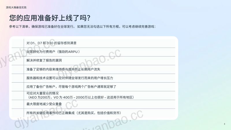 Meta：2024年版游戏生命周期白皮书-大推期（22页） 第3页