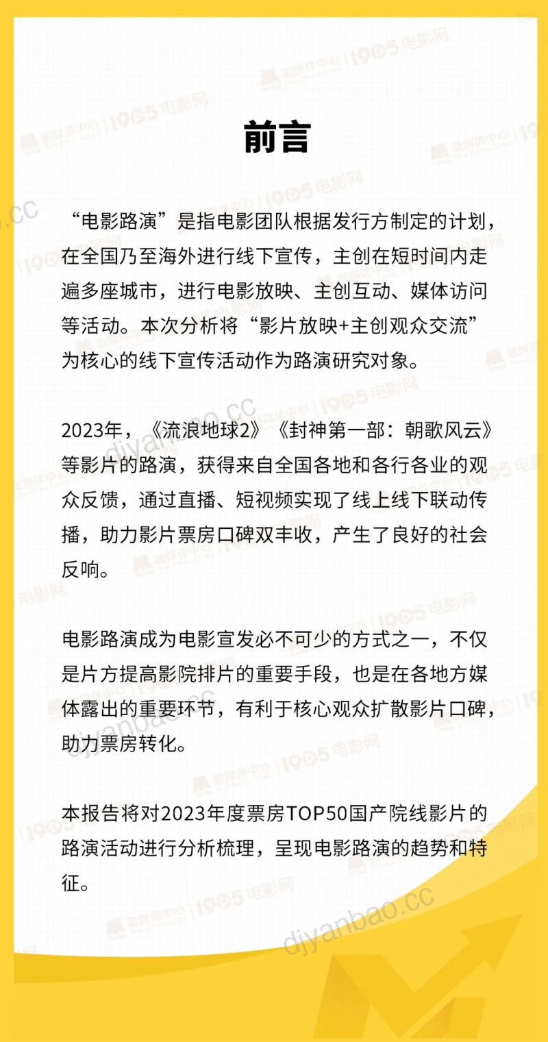 1905电影网:2024国产院线电影路演数据洞察报告(11页) 第2页