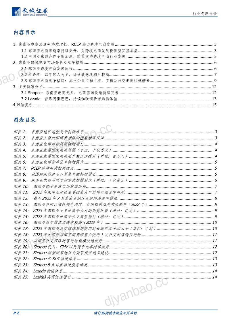 电商零售行业跨境电商专题：东南亚电商渗透率上行空间广阔新兴市场提供跨境电商发展机会-240408（16页） 第2页