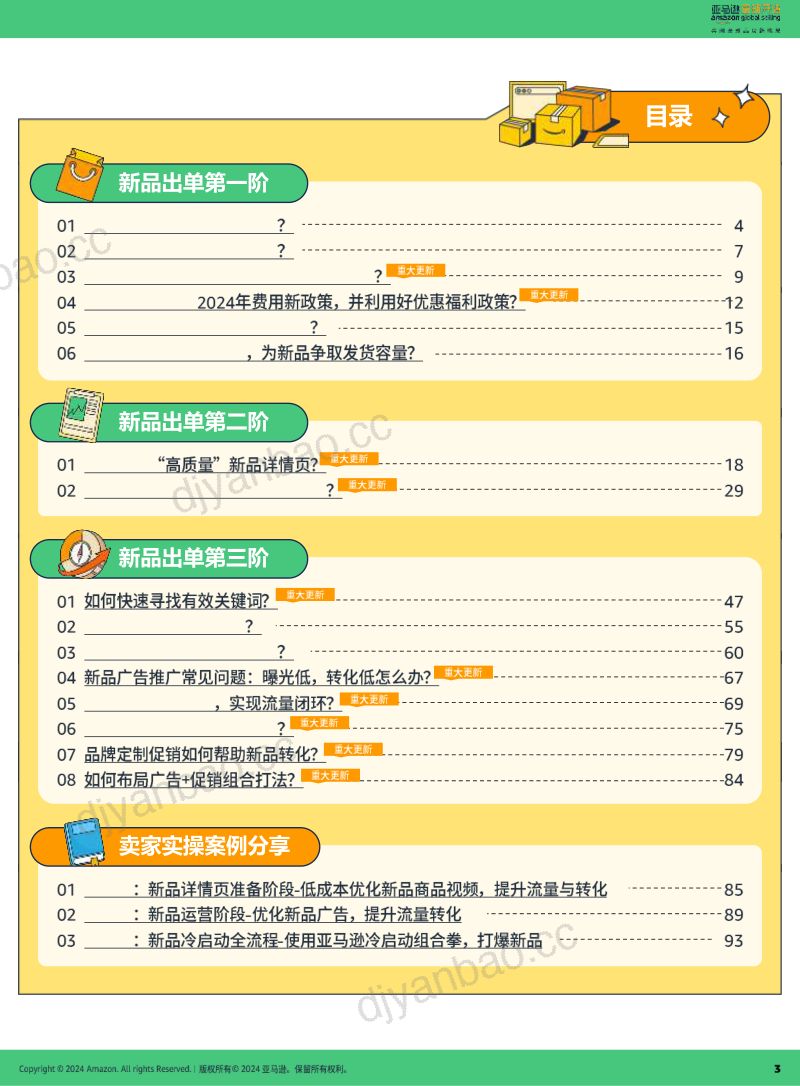 亚马逊全球开店：2024亚马逊新品冷启动指导手册Pro（99页） 第3页