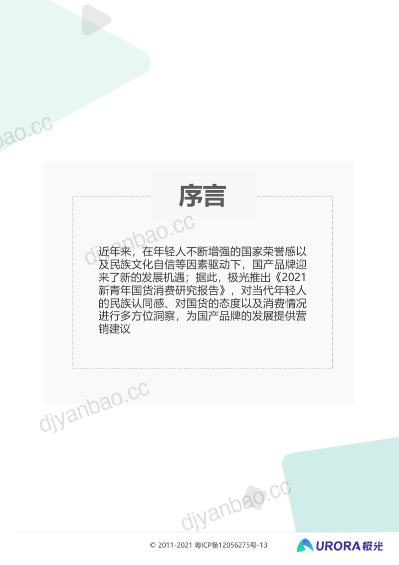 极光：2021新青年国货消费行业研究报告（34页） 第2页
