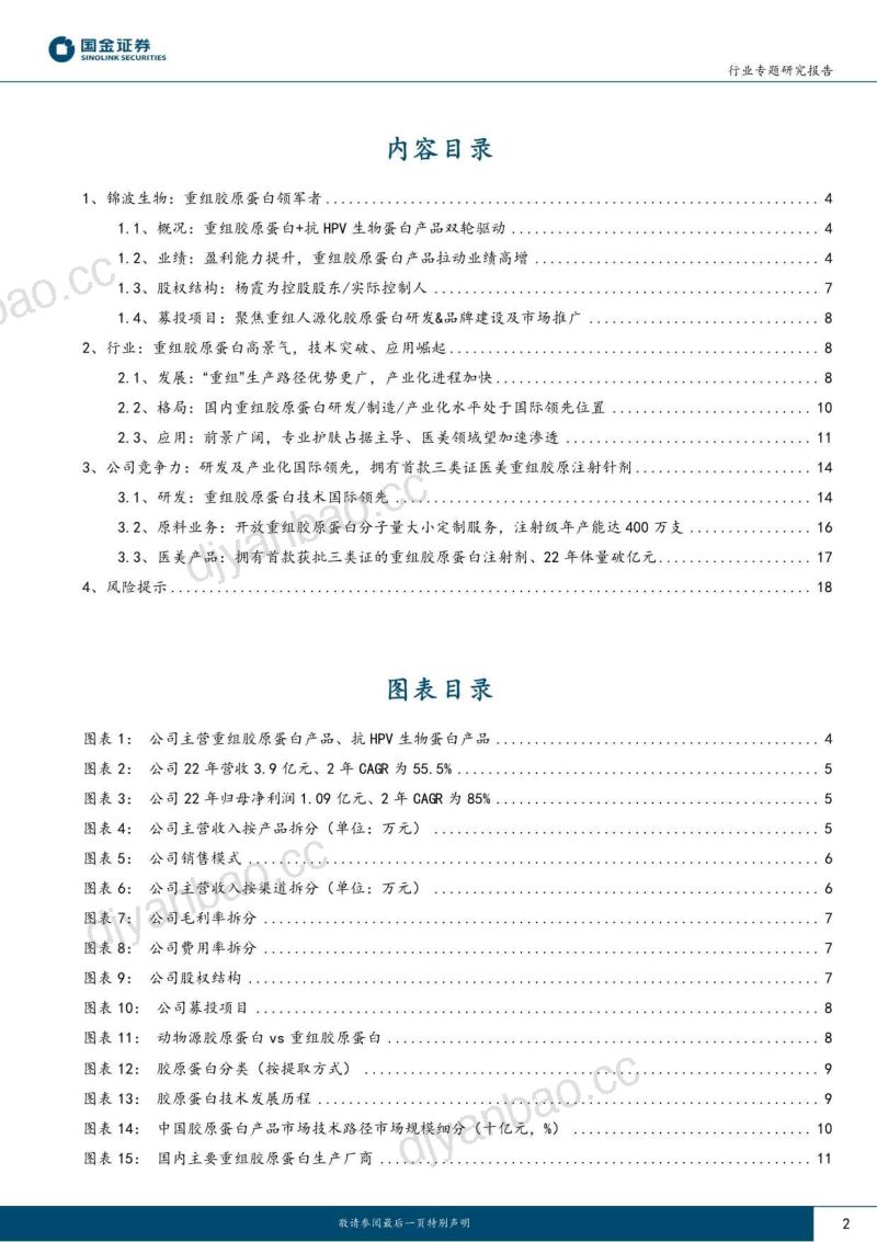 化妆品与日化行业专题研究报告:锦波生物重组胶原蛋白领军者医美发力、护肤启航-230323(21页) 第2页