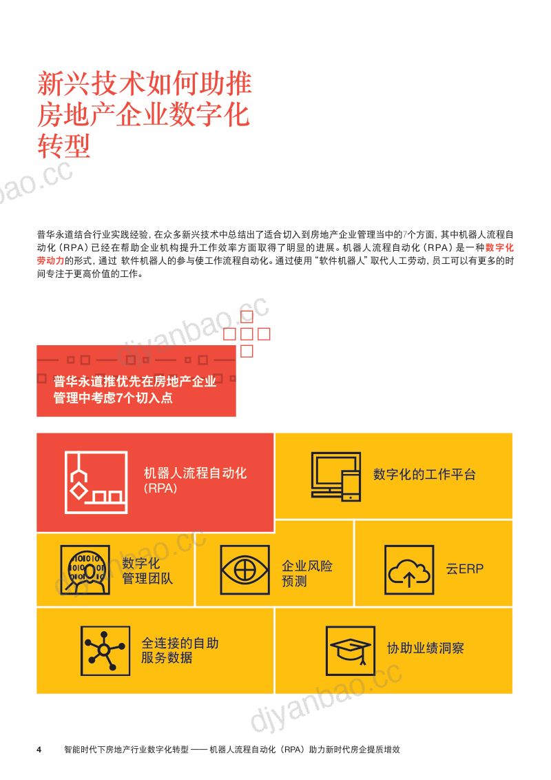智能时代下房地产行业数字化转型:机器人流程自动化(RPA)助力新时代房企提质增效(16页) 第3页