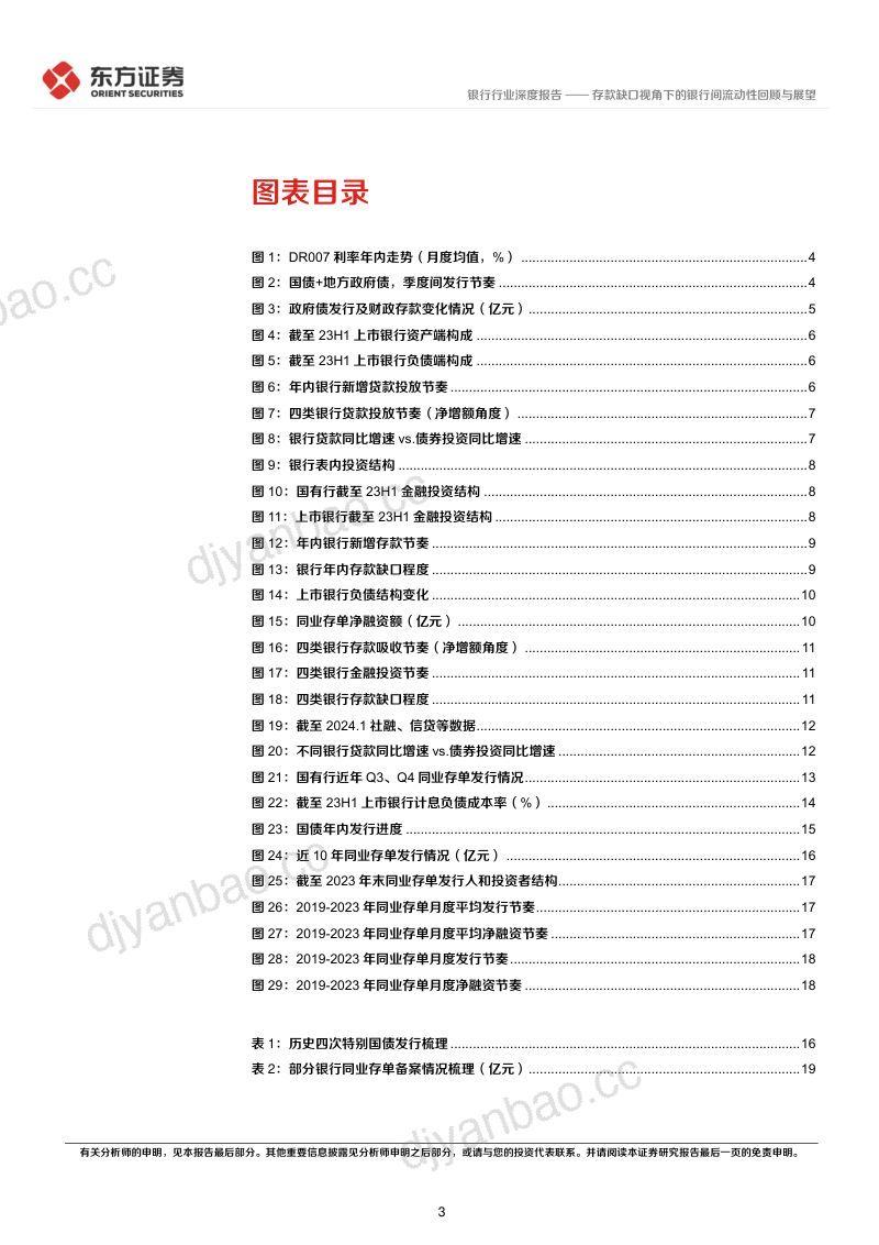 银行行业深度报告:存款缺口视角下的银行间流动性回顾与展望-240219(22页) 第3页