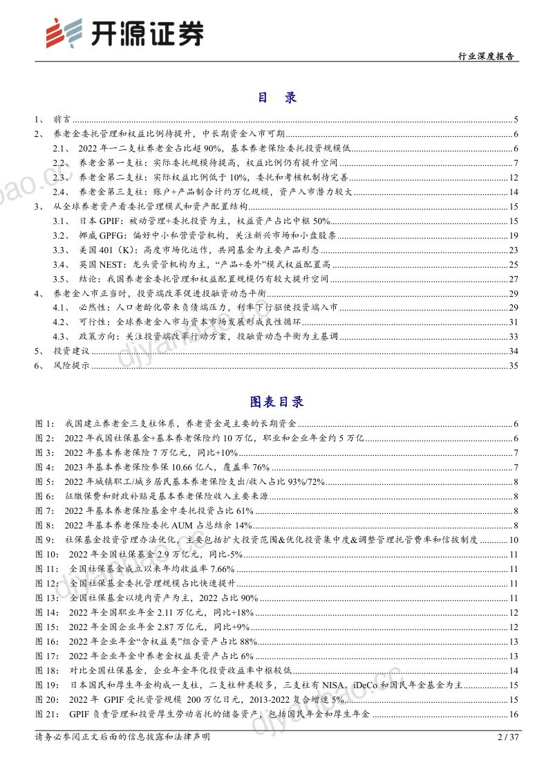 非银金融行业深度报告：促进投融资动态平衡养老金入市空间广阔-240308（37页） 第2页