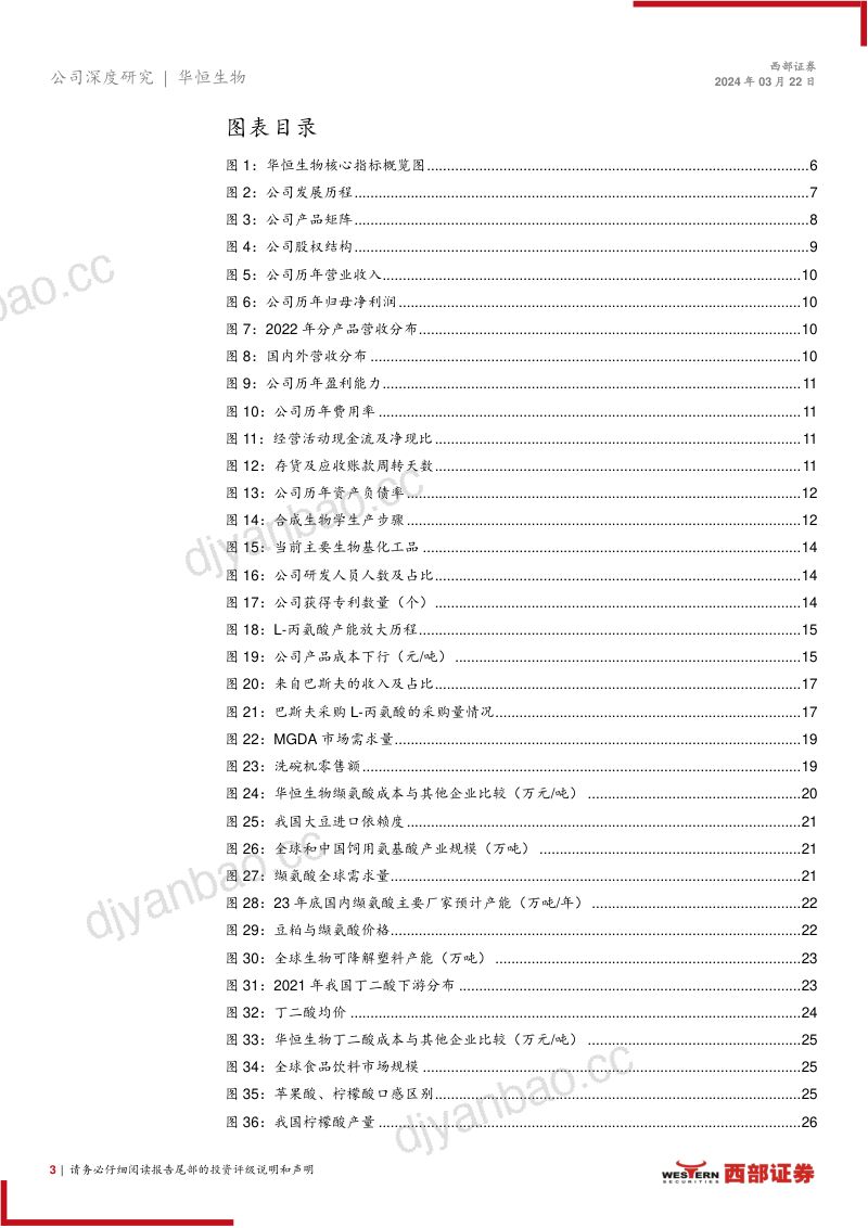 华恒生物-公司首次覆盖报告：产业化成熟的合成生物学龙头新品涌现强成长-240322（36页） 第3页